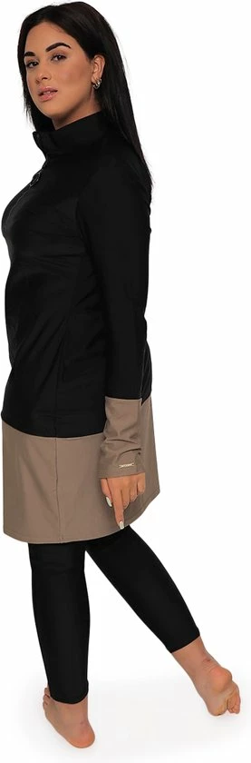 MYKINY BRAND Zwempak Pearl, UV 50 Werende Zwemkleding, UV 50 Beschermende Zwem Tuniek En Zwembroek M (excl. Turban) 3 MYKINY BRAND Zwempak Pearl, UV 50 Werende Zwemkleding, UV 50 Beschermende Zwem Tuniek En Zwembroek M (excl. Turban) - Afbeelding 3