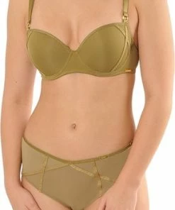 SAPPH - Mistress Padded BH Groen - Maat 75C - Groen - Met Beugel - Dames -lingerie-dames-badmode Winkel 291x840