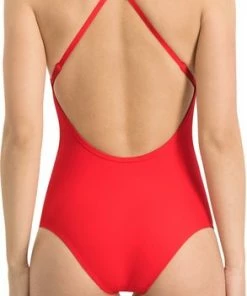 Puma V-Neck Crossback Dames Badpak - 1-pack - Maat L -lingerie-dames-badmode Winkel 293x840