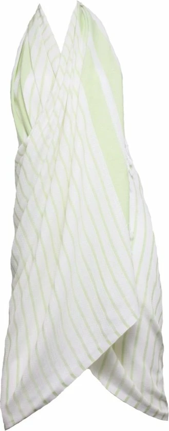 Merkloos Pareo Hamamdoek Aquastreeps Green 190x90 - 190x90cm - Pareo - Omslagdoek - Ultradun Strandlaken - Sneldrogende Saunadoek - Saunalaken - Stranddoek - Reishanddoek - Sneldrogende Handdoeken 6 Merkloos Pareo Hamamdoek Aquastreeps Green 190x90 - 190x90cm - Pareo - Omslagdoek - Ultradun Strandlaken - Sneldrogende Saunadoek - Saunalaken - Stranddoek - Reishanddoek - Sneldrogende Handdoeken - Afbeelding 6