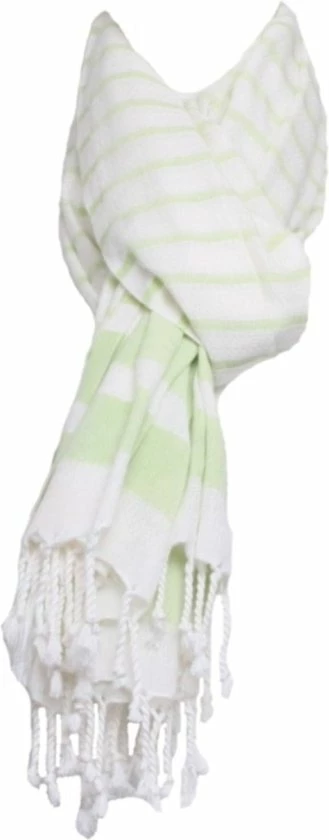 Merkloos Pareo Hamamdoek Aquastreeps Green 190x90 - 190x90cm - Pareo - Omslagdoek - Ultradun Strandlaken - Sneldrogende Saunadoek - Saunalaken - Stranddoek - Reishanddoek - Sneldrogende Handdoeken 8 Merkloos Pareo Hamamdoek Aquastreeps Green 190x90 - 190x90cm - Pareo - Omslagdoek - Ultradun Strandlaken - Sneldrogende Saunadoek - Saunalaken - Stranddoek - Reishanddoek - Sneldrogende Handdoeken - Afbeelding 8