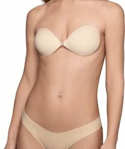 Bye Bra Onzichtbare BH, Zelfklevende BH, Push Up BH, Rugloze En Strapless BH, Plakbeha, Herbruikbaar, Beige, Cup D -lingerie-dames-badmode Winkel 336x840