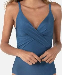Barts Isla Shaping One Piece Old Blue Dames Badpak - Maat 40 -lingerie-dames-badmode Winkel 341x840