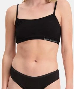 Bamboo Basics Strings Lola (3-pack) - Zwart S -lingerie-dames-badmode Winkel 355x840