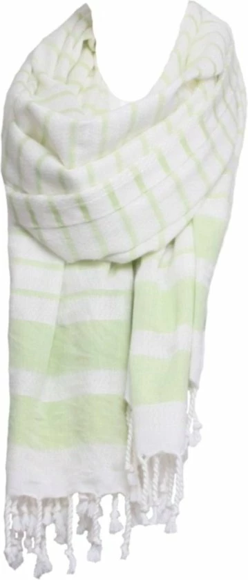 Merkloos Pareo Hamamdoek Aquastreeps Green 190x90 - 190x90cm - Pareo - Omslagdoek - Ultradun Strandlaken - Sneldrogende Saunadoek - Saunalaken - Stranddoek - Reishanddoek - Sneldrogende Handdoeken 10 Merkloos Pareo Hamamdoek Aquastreeps Green 190x90 - 190x90cm - Pareo - Omslagdoek - Ultradun Strandlaken - Sneldrogende Saunadoek - Saunalaken - Stranddoek - Reishanddoek - Sneldrogende Handdoeken - Afbeelding 10