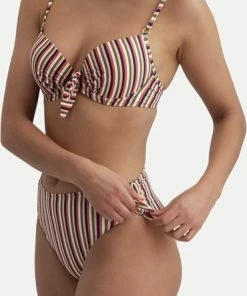 CYELL Sassy Stripe Hoog Bikinibroekje Meerkleurig, Roze, Groen Maat 44 (XXL) 9 CYELL Sassy Stripe Hoog Bikinibroekje Meerkleurig, Roze, Groen Maat 44 (XXL) -lingerie-dames-badmode Winkel 370x840 1