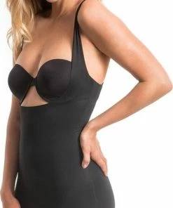 MAGIC Bodyfashion Maxi Sexy Jurk - Zwart - Maat XL