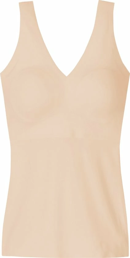 SCHIESSER Invisible Soft Dames Singlet - Met Uitneembare Cups - Beige - Maat: XXL 1 SCHIESSER Invisible Soft Dames Singlet - Met Uitneembare Cups - Beige - Maat: XXL