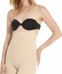 MAGIC Bodyfashion Maxi Sexy Hi Bermuda Latte Vrouwen - Maat XXL -lingerie-dames-badmode Winkel 430x840