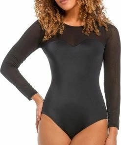MAGIC Bodyfashion EveryBody Longsleeve Body Black Vrouwen - Maat XL -lingerie-dames-badmode Winkel 434x840 1