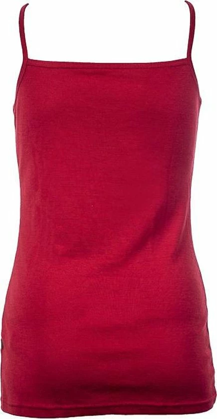 BodyWool Extra Lang Hemd Met Spaghetti Bandjes 100% Merino Wol - Rood - 38 3 BodyWool Extra Lang Hemd Met Spaghetti Bandjes 100% Merino Wol - Rood - 38 - Afbeelding 3