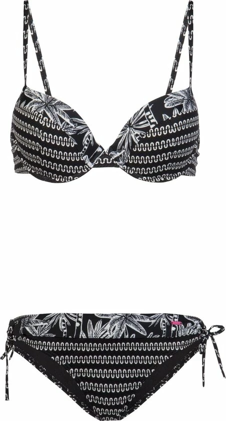 Protest PLIT CCUP Beugel Bikini Dames - True Black - Maat XS/34 1 Protest PLIT CCUP Beugel Bikini Dames - True Black - Maat XS/34