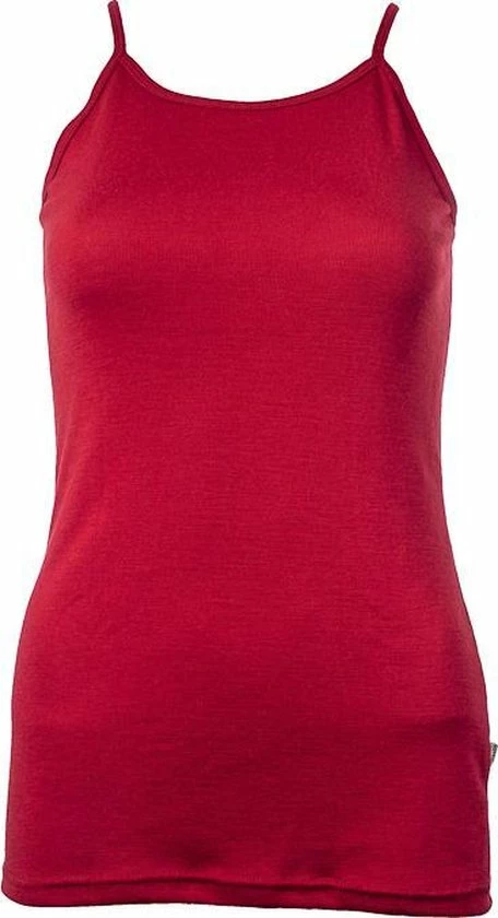 BodyWool Extra Lang Hemd Met Spaghetti Bandjes 100% Merino Wol - Rood - 38 1 BodyWool Extra Lang Hemd Met Spaghetti Bandjes 100% Merino Wol - Rood - 38