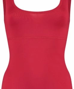 RJ Bodywear RJ Pure Color Shape L. Shirt Dark Red 3XL