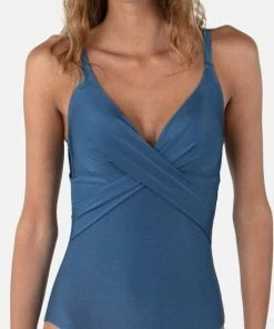 Barts Isla Shaping One Piece Old Blue Dames Badpak - Maat 40 -lingerie-dames-badmode Winkel 460x840 3