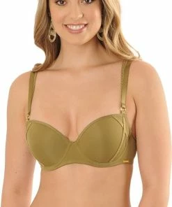 SAPPH - Mistress Padded BH Groen - Maat 75C - Groen - Met Beugel - Dames -lingerie-dames-badmode Winkel 462x840
