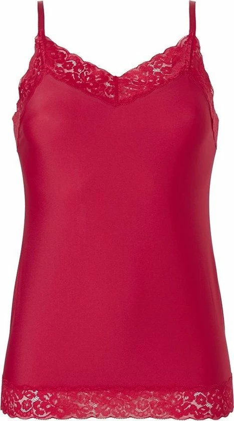 Ten Cate - 31912 - Secrets Spaghetti Top Lace - Red 3 Ten Cate - 31912 - Secrets Spaghetti Top Lace - Red - Afbeelding 3