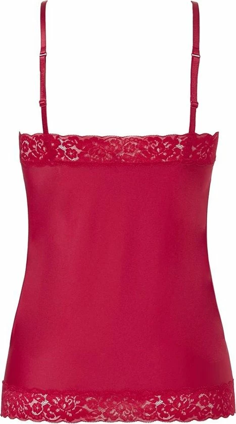 Ten Cate - 31912 - Secrets Spaghetti Top Lace - Red 2 Ten Cate - 31912 - Secrets Spaghetti Top Lace - Red - Afbeelding 2