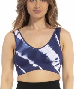 MAGIC Bodyfashion Comfort Bra Beha Tie-Dye Blue Vrouwen - Maat XL -lingerie-dames-badmode Winkel 475x840 1