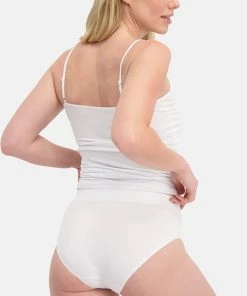 Bamboo Basics - Seamless Full Briefs Belle (3-pack) Dames - Wit - M -lingerie-dames-badmode Winkel 488x840