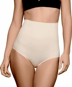 Bye Bra Naadloze Padded Slips, Hoge Taille, Butt Lift, Buikcontrole, Butt Lifter Ondergoed, Beige, L -lingerie-dames-badmode Winkel 494x840 3