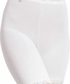 Sloggi Basic+ Dames Short Lange Pijp - Wit - Maat 48