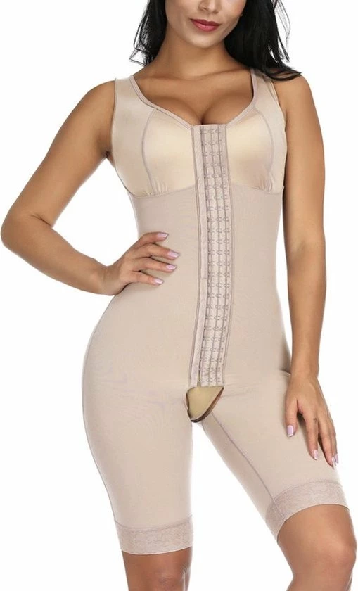 Yermin Beauty Corrigerende Shapewear Corset - Corrigerende Bh - Met 3 Rijen Verstelbare Haakjes Beige Maat 3XL 2 Yermin Beauty Corrigerende Shapewear Corset - Corrigerende Bh - Met 3 Rijen Verstelbare Haakjes Beige Maat 3XL - Afbeelding 2