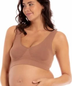 MAGIC Bodyfashion Bamboo Comfort Bra Mocha Vrouwen - Maat M -lingerie-dames-badmode Winkel 539x840 1