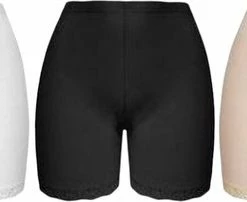 Merkloos Dames Boxershorts - Lange Pijpjes - Katoen - Met Kant - 3 Pack - Maat XXL (703) 10 Merkloos Dames Boxershorts - Lange Pijpjes - Katoen - Met Kant - 3 Pack - Maat XXL (703) -lingerie-dames-badmode Winkel 550x202