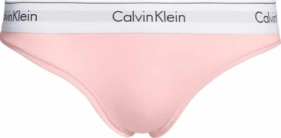 Calvin Klein Dames Modern Cotton Slip - Licht Roze - Maat: M 2 Calvin Klein Dames Modern Cotton Slip - Licht Roze - Maat: M - Afbeelding 2