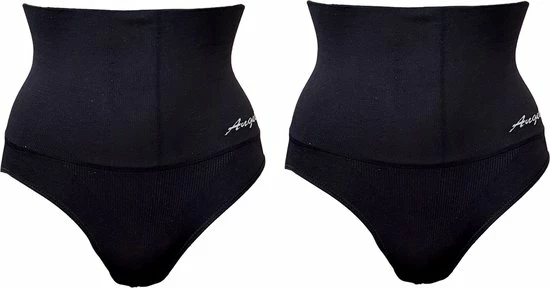 Sweet Angel Correctie Slips Naadloos Hoge Taille Zwart 2pack Maat M/L 1 Sweet Angel Correctie Slips Naadloos Hoge Taille Zwart 2pack Maat M/L