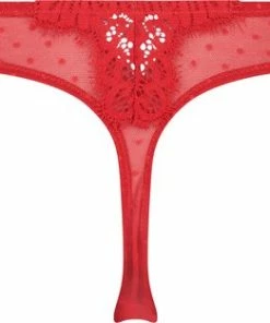 Hunkemöller Dames Lingerie String Marilee - Rood - Maat XS -lingerie-dames-badmode Winkel 550x313