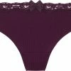 Hunkemöller Dames Lingerie String Lola - Paars - Maat S