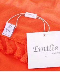 Emilie Scarves - Pareo - Lang - Franjes - Oranje - Katoen -lingerie-dames-badmode Winkel 550x332 5
