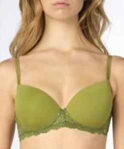 Dream-Avenue Dream Avenue - Broadway Padded BH Pesto - Maat 80E - Groen