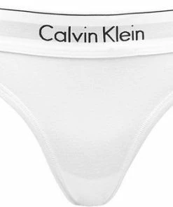 Calvin Klein - Modern Cotton String Wit - M -lingerie-dames-badmode Winkel 550x334