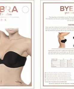 Bye Bra Gala-BH, Zelfklevende Bh, Strapless & Backless Bh, Onzichtbare Bh, Plak Bh, Beige, Cup E -lingerie-dames-badmode Winkel 550x337