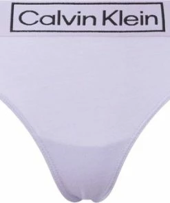 Calvin Klein Dames Basic Unlined Logo String Paars - M -lingerie-dames-badmode Winkel 550x339 1