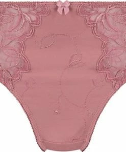 Hunkemöller Dames Lingerie Hoge Slip Diva - Roze - Maat L