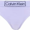 Calvin Klein Dames Basic Unlined Logo String Paars - M
