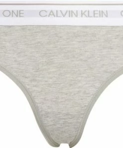 Calvin Klein - CK UW - THONG, 020 - GREY HEATHER - M -lingerie-dames-badmode Winkel 550x345 2