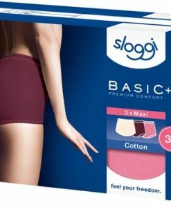 Sloggi Basic+ Maxi C3P Dames Onderbroek - Maat 48 -lingerie-dames-badmode Winkel 550x355 1
