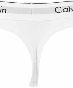 Calvin Klein - Modern Cotton String Wit - M -lingerie-dames-badmode Winkel 550x362