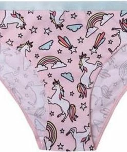 Good Mood Dames Slip - Regenboog Unicorn - XL