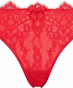 Hunkemöller Dames Lingerie String Marilee - Rood - Maat XS -lingerie-dames-badmode Winkel 550x368 2