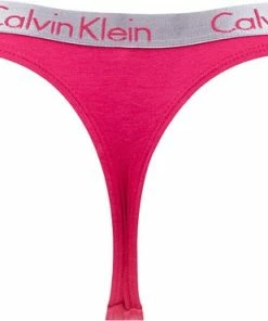 Calvin Klein Dames 3P Strings Roze & Zwart 6VS - S -lingerie-dames-badmode Winkel 550x370 2