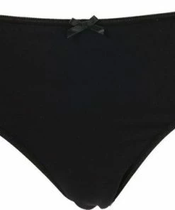 RJ Bodywear - Dames - Pure Color Maxi String - Zwart - XXL