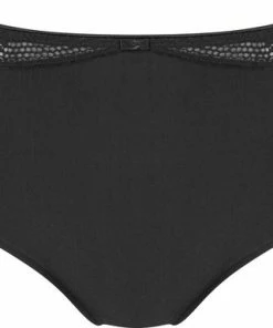 Triumph Modern Lace+Cotton Maxi Vrouwen Onderbroek - BLACK - Maat 42