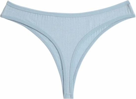 Merkloos Comfortabele Dames String - Mintgroen - Katoen - Vrouwen Lingerie / Ondergoed - Maat M 2 Merkloos Comfortabele Dames String - Mintgroen - Katoen - Vrouwen Lingerie / Ondergoed - Maat M - Afbeelding 2