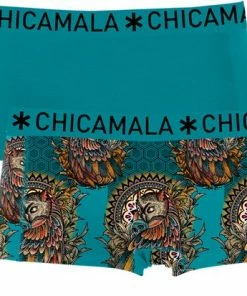 Chicamala Dames 2P Boxershorts Free Like Blauw - S 13 Chicamala Dames 2P Boxershorts Free Like Blauw - S -lingerie-dames-badmode Winkel 550x413